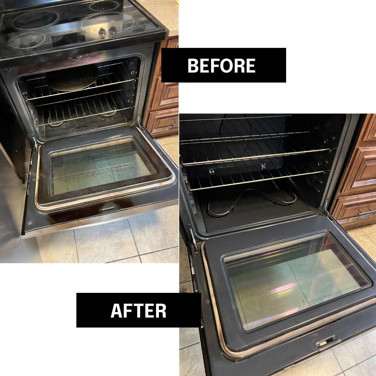Before and After of a Deep Clean